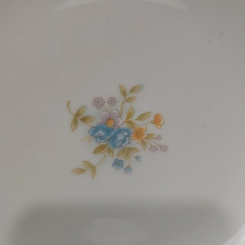 Elegant Floral Porcelain Bowl